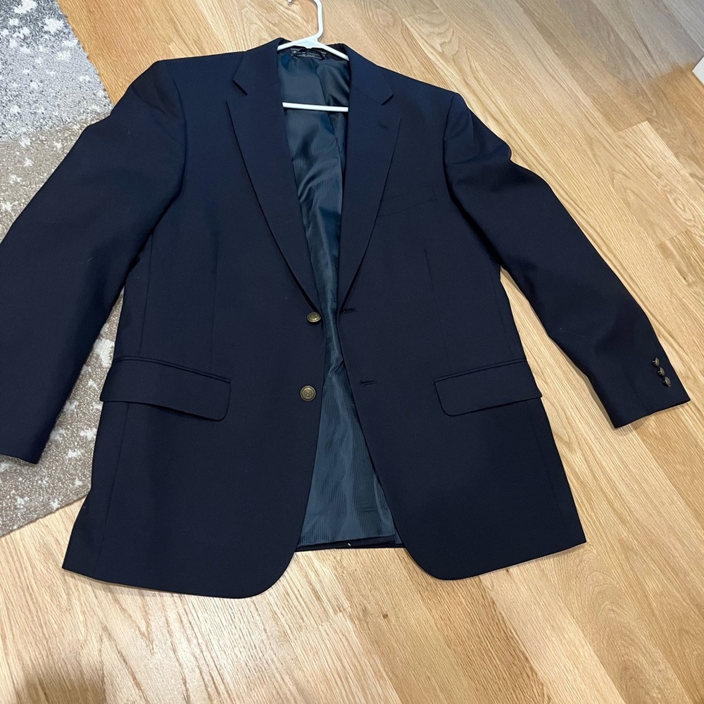 Navy suit jacket